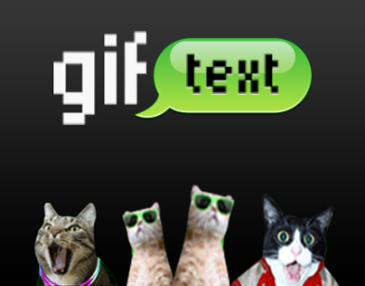 Gif Text App for the iPhone