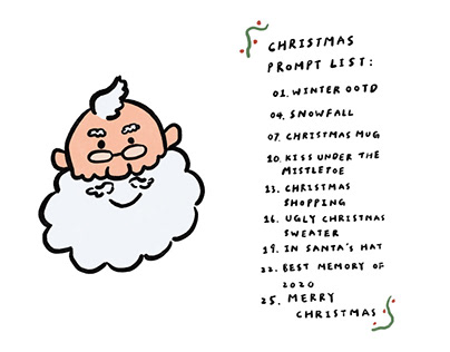 Santa’s Christmas Prompts list