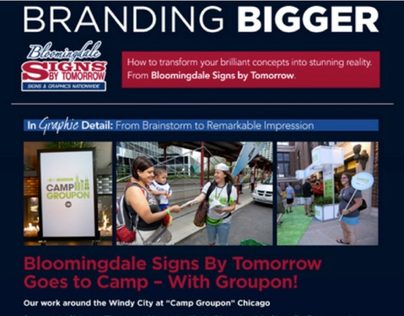 Bloomingdale Signs - Newsletters, E-Blasts, & Press