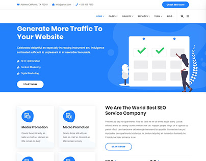 Landing Page One page seo Agency Affiliate Startups