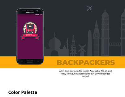 Android presentation for Backpackers app