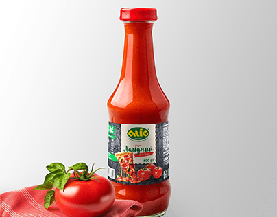 Ketchup packaging design