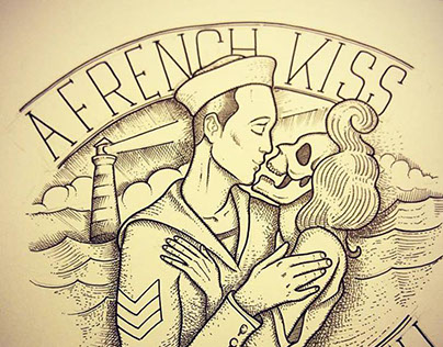 A french kiss with death - T-shirt