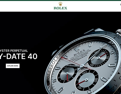 Rolex Website Redesign