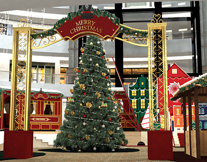 KLCC Christmas Mall Decor 2020 - Concept