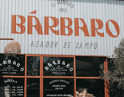 Bárbaro Asador de Campo Branding