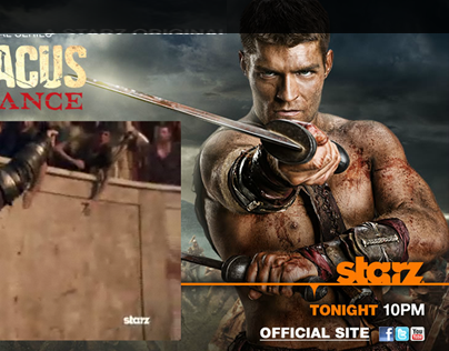 Spartacus TV Show rich media campaign