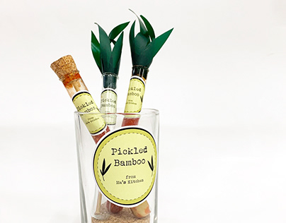 'Bamboo Pickle' display packaging