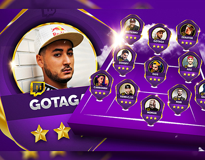 Twitch streamer TOTY ( Personal project )