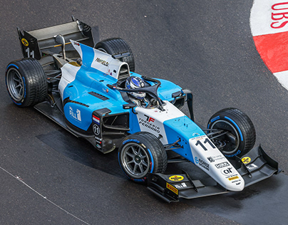 MP Motorsport Formula 2 Livery on Track