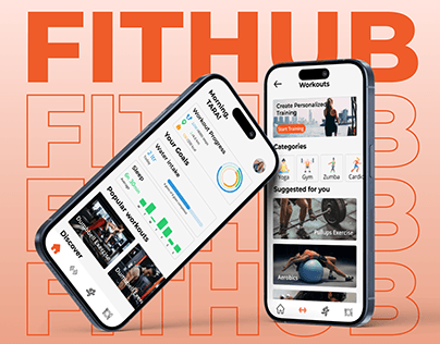 Project thumbnail - FitHub - Fitness App UI
