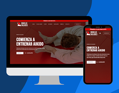 Rogelio Valadez - Website para Escuela de Aikido