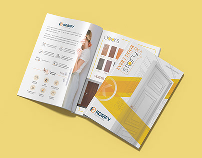 Komfy Door Catalogue Design