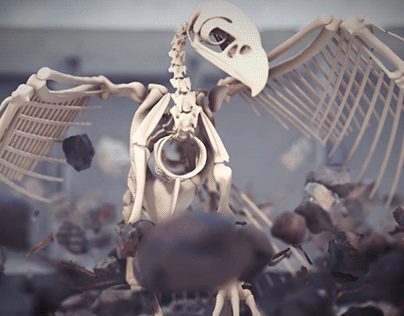 Gryphon Skeleton Animation