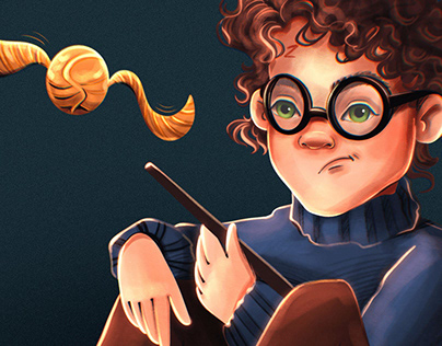 Harry Potter book illustration