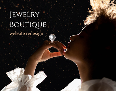 Jewelry Online Store Website Redesign