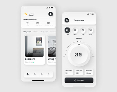 smart home app design, UIUX, app design