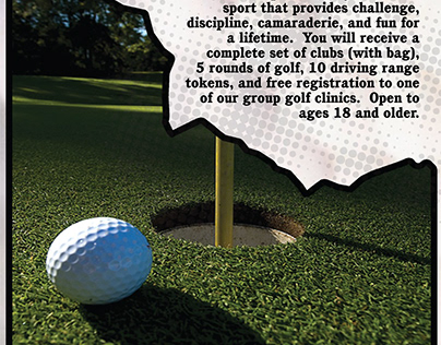Golf Scramble Poster