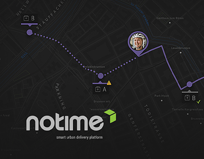 Notime Delivery App & Dashboard UI/UX
