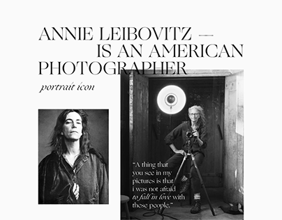 Longread Annie Leibovitz