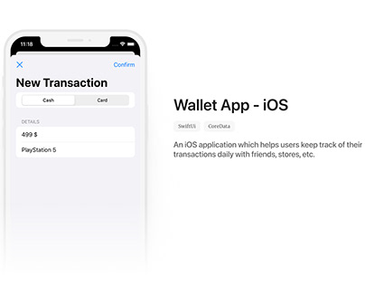 Wallet App - iOS