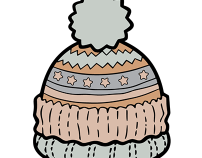 Winter Hats , Wool Cartoon bonnet for kids,