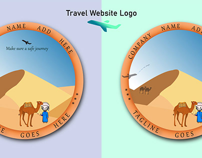 Travel Website Logo Design