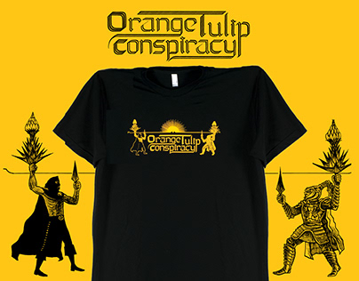 Tee Shirt Logo Graphic for Orange Tulip Conspiracy