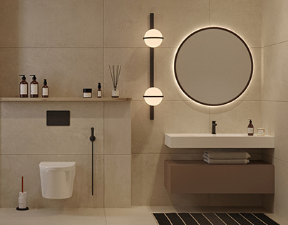 Cozy Bathroom - Minimal Naturistic