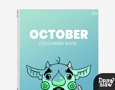 Drawslaw Digital Colouring Book [October 2021]