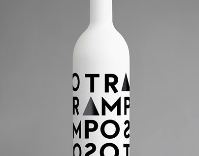 Tramposo. Wine bottle concept
