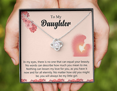 Daughter Message Card Design