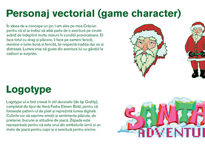 2D game character, logotype & web design