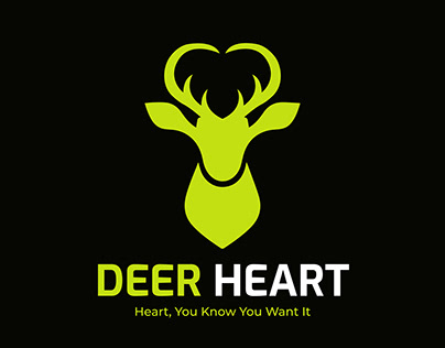 Deer Heart Logo Design
