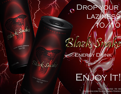 Energy Drink "Black Snake"