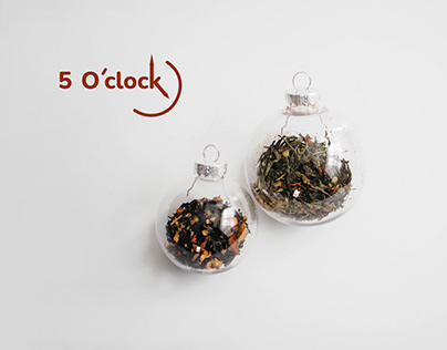 Разработка фирменного стиля чайной 5 O clock