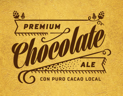 Chocolate Ale - Beer Label