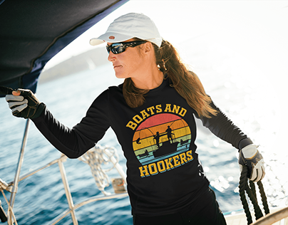 Boat Fishing T Shirt Design