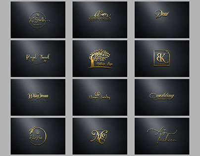 Luxury signature, handwritten, photography logo