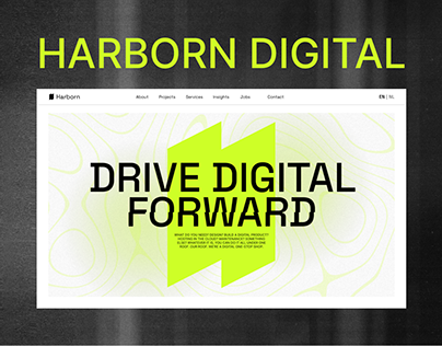 Harborn | digital agency redesign concept