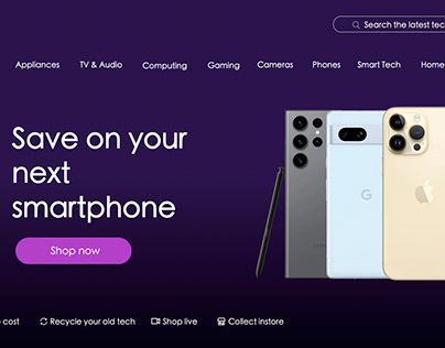 Currys Homepage Redesign
