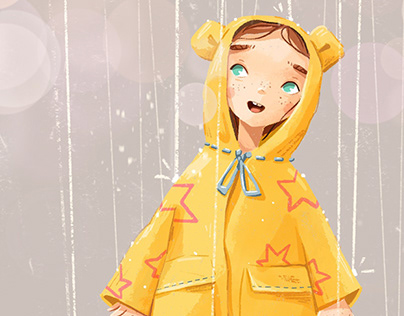 The rainy girl