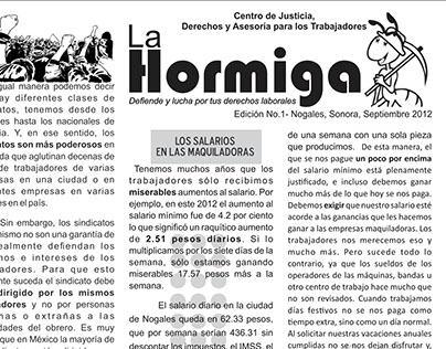La Hormiga, Fanzin, Diseño editorial