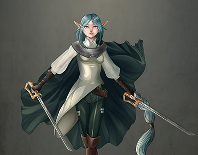 Character Design - Fantasy Female Elves