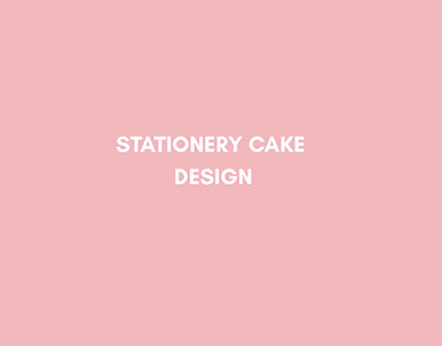 Cake design (stationey project)