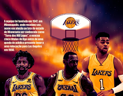 Flayer Esportivo Lakers