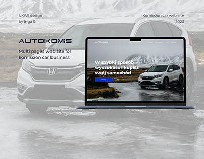 Multipages web site for commission car business