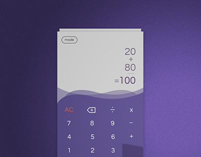 Daily UI Challenge 10:Calculator App