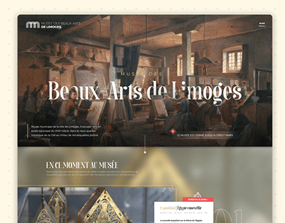 Musée des Beaux-Arts de Limoges | UX-UI Design