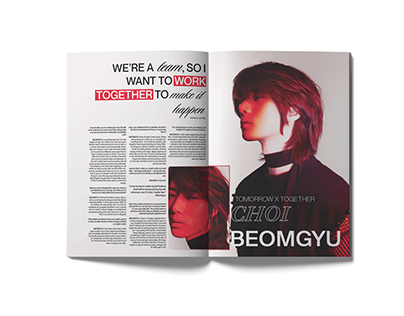 CHOI BEOMGYU | Magazine spread
